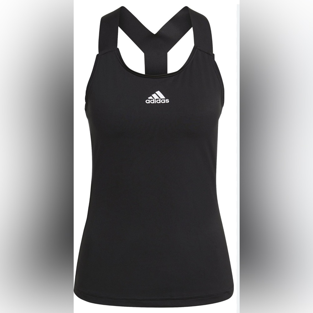 Adidas aeroready sport / tennis / running athletic black tank top AEROREADY